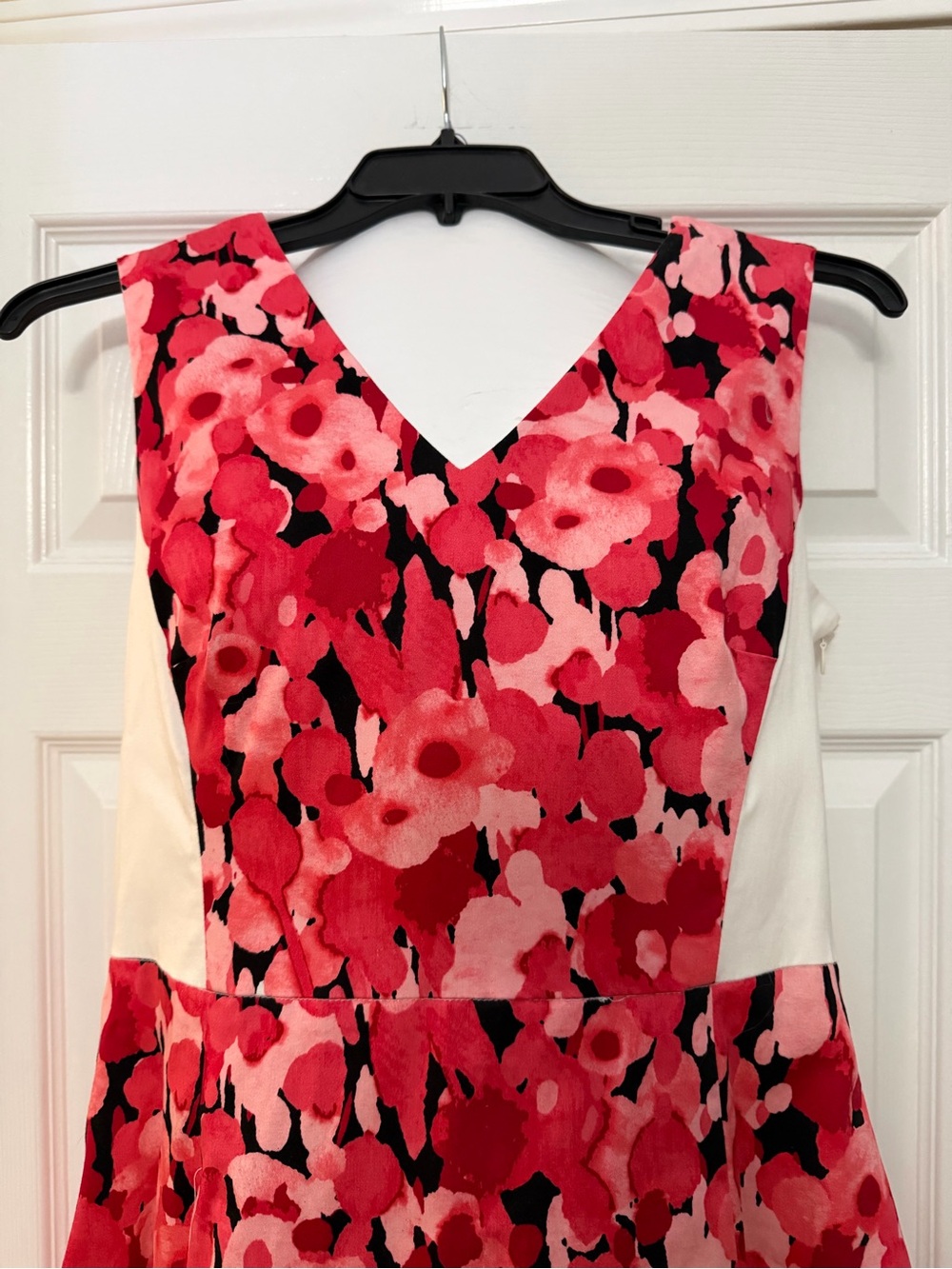 Floral Pink V-Neck Dress